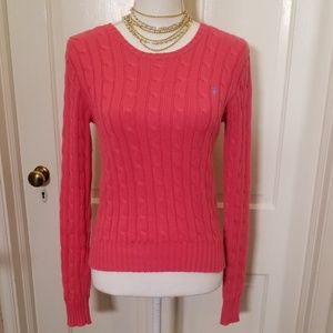 Ralph Lauren Cable Knit Pullover Sweater EUC